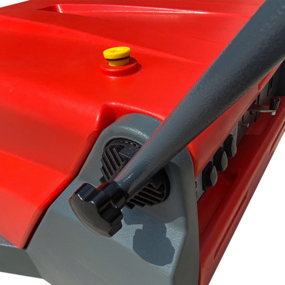 Applawn 39.4-in Cleaning Path Hand-Push Floor Sweeper 11.9-GAL Dustbin